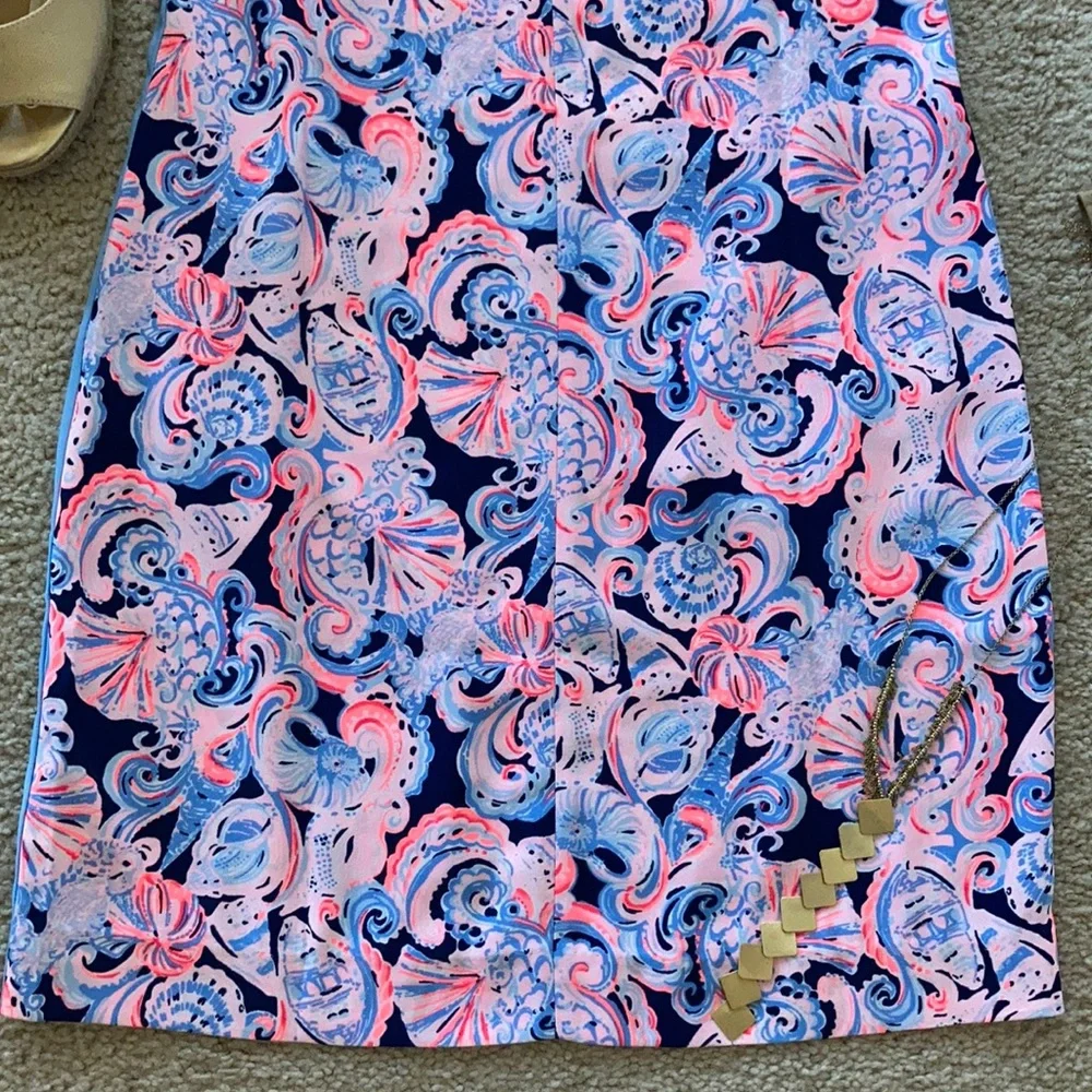 Lilly Pulitzer Angie Stretch Shift Dress - Picture 7 of 11